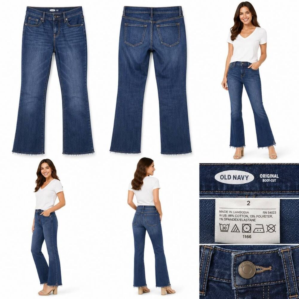 Old Navy Original Bootcut Jeans Women's Size 2 Blue